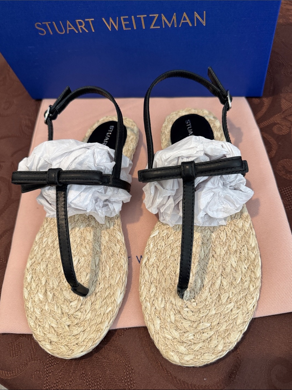 Stuart Weitzman ‘Falicity’ Slingback Espadrille Sandal. Ladies 8.5. - Picture 7 of 16